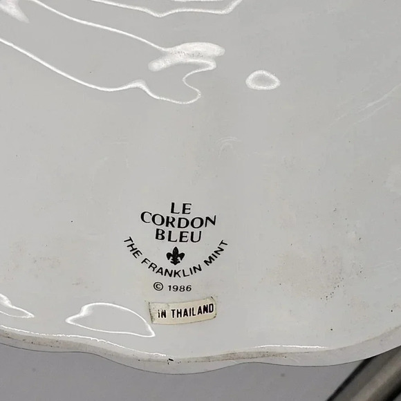 Le Cordon Bleu Franklin Mint Jello Mold LEMON DECOR Cottage WALL HANGING Ceramic - Picture 8 of 8